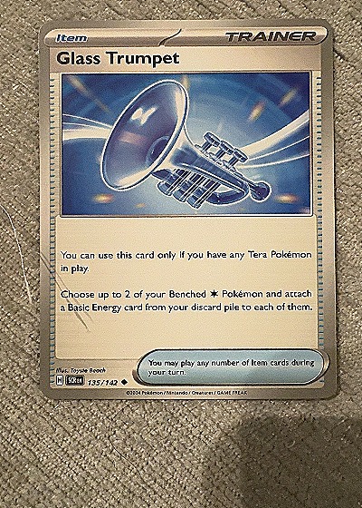2024 Pokémon #135 Glass Trumpet — front