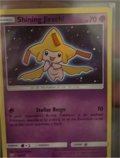 2017 Pokémon TCG Shining Legends #42 Shining Jirachi — front