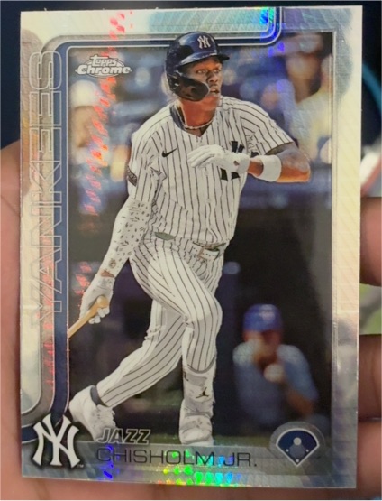2025 Topps Chrome #283 Jazz Chisholm Jr. — front