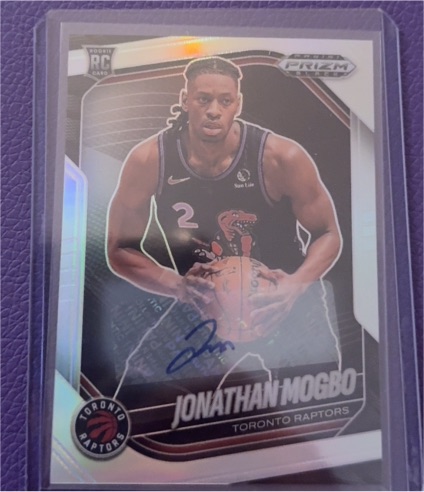 2024-25 Panini Prizm Black #227 Jonathan Mogbo — front