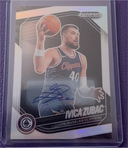 2024-25 Panini Prizm Black #39 Ivica Zubac — front