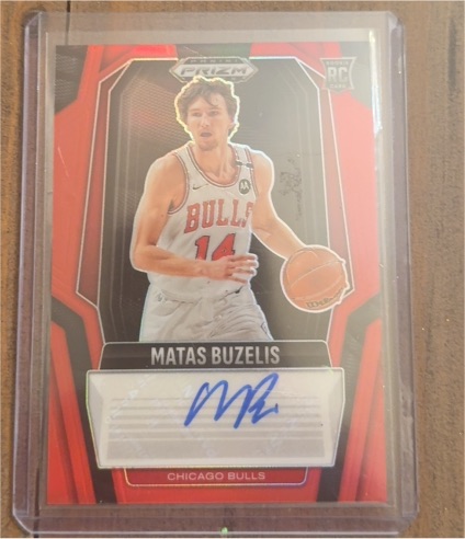 2024-25 Panini Prizm Black #14 Matas Buzelis — front