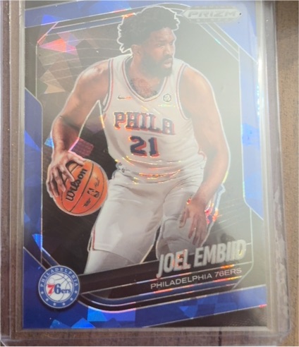 2024-25 Panini Prizm Black #70 Joel Embiid — front