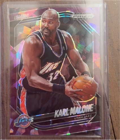 2024-25 Panini Prizm Black #269 Karl Malone — front