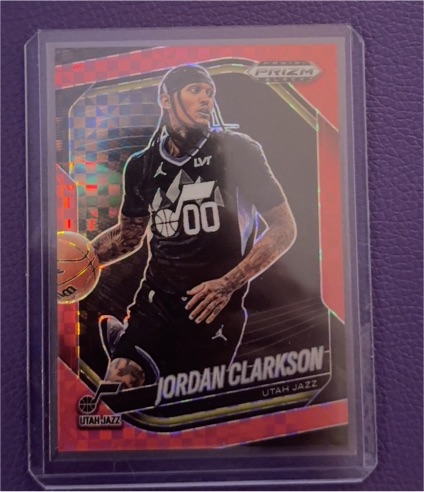 2024-25 Panini Prizm Black #19 Jordan Clarkson — front