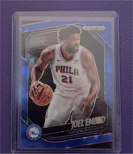 2024-25 Panini Prizm Black #70 Joel Embiid — front