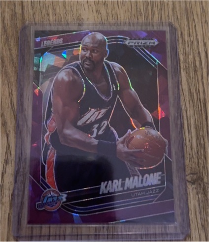 2024-25 Panini Prizm Black #269 Karl Malone — front