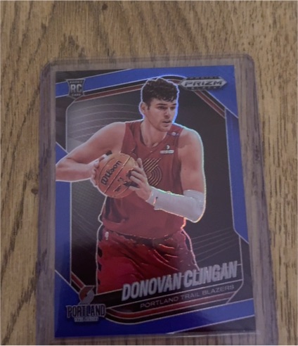 2024-25 Panini Prizm Black #131 Donovan Clingan — front