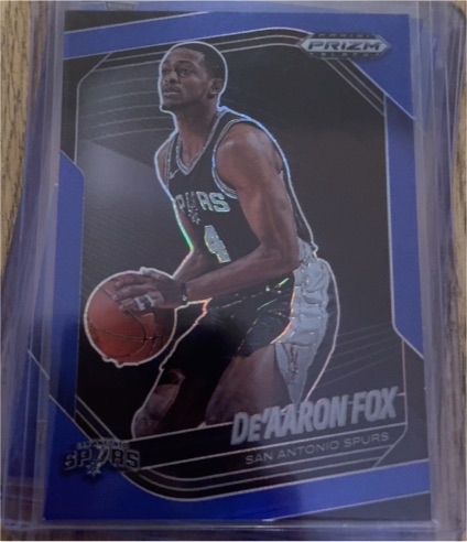 2024-25 Panini Prizm Black #35 De'Aaron Fox — front