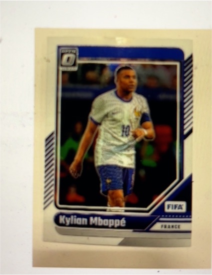 2024-25 Panini Donruss Optic #100 Kylian Mbappé — front