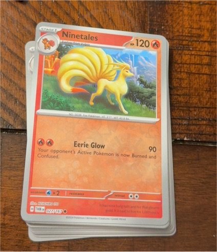 2024 Pokémon Scarlet & Violet Twilight Masquerade #027 Ninetales — front