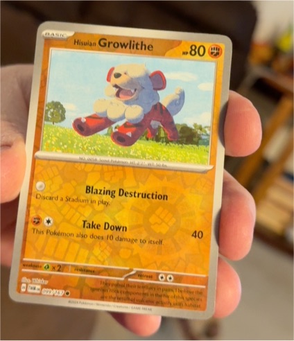 2024 Pokémon Twilight Masquerade #099 Hisuian Growlithe — front