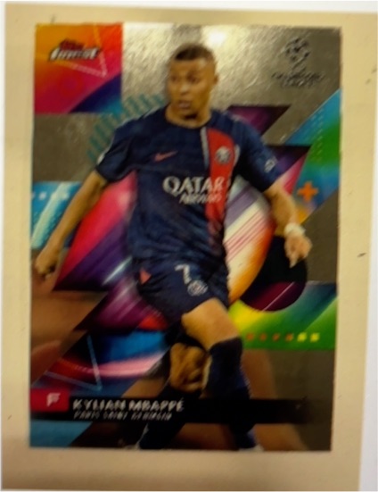 2023-24 Topps Finest UEFA Club Competitions #49 Kylian Mbappe — front