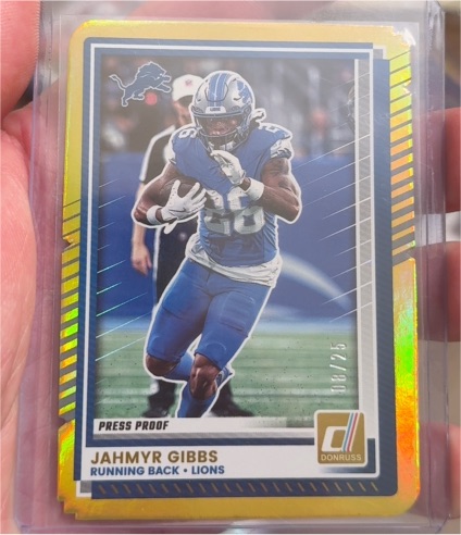 2025 Panini Donruss #101 Jahmyr Gibbs — front