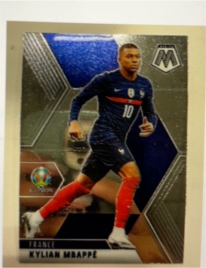 2020-21 Panini Mosaic UEFA Euro #112 Kylian Mbappé — front