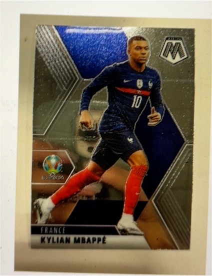 2020-21 Panini Mosaic UEFA Euro #112 Kylian Mbappé — front