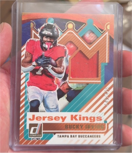 2025 Donruss Jersey Kings #JK-BI Bucky Irving — front