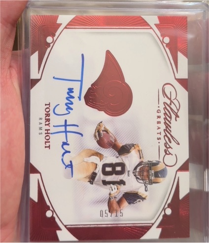 2015 Panini Flawless Greats #Torry Holt — front