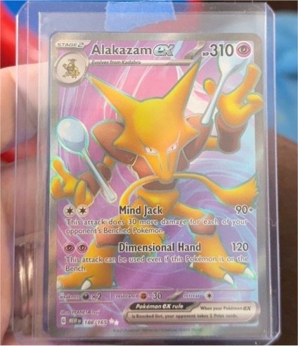 2023 Pokémon Scarlet & Violet 151 #188 Alakazam ex — front