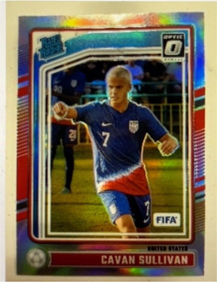 2024-25 Panini Donruss Optic #184 Cavan Sullivan Rated Rookie — front