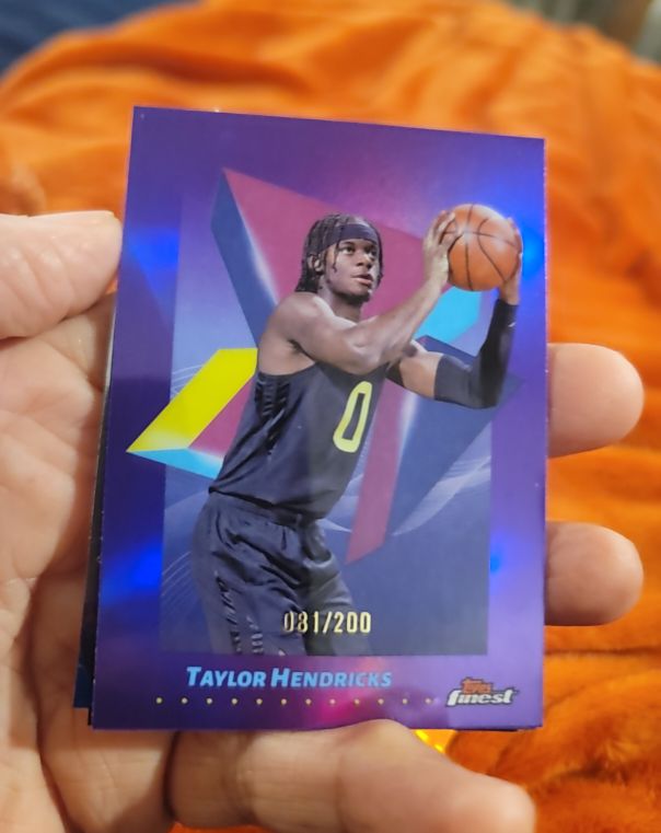 2024-25 Topps Finest #69 Taylor Hendricks — front