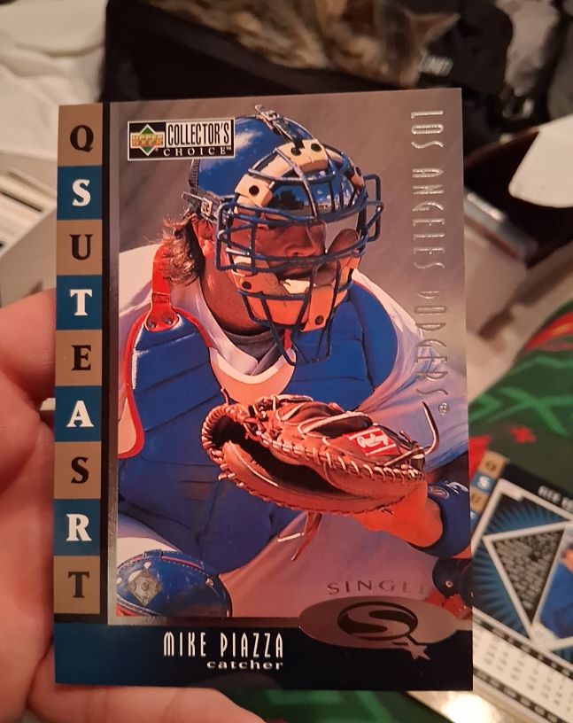 1998 Upper Deck Collector's Choice Starquest #SQ20 Mike Piazza — front
