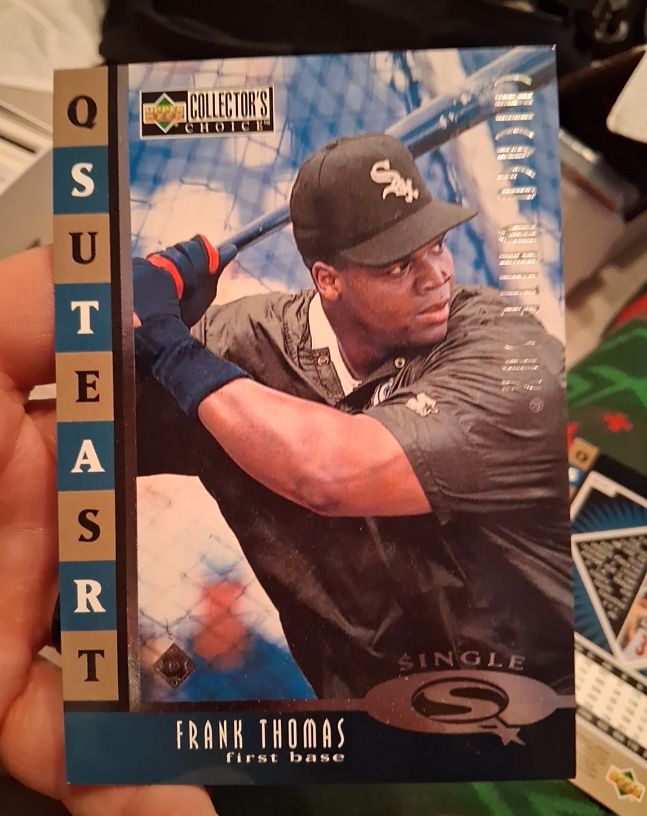 1998 Upper Deck Collector's Choice StarQuest #SQ5 Frank Thomas — front