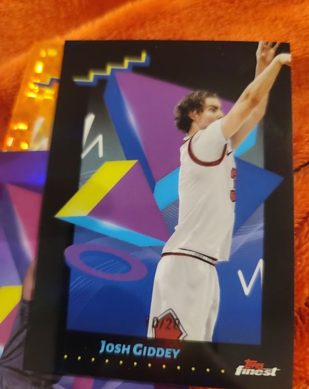 2024-25 Topps Finest #112 Josh Giddey — front