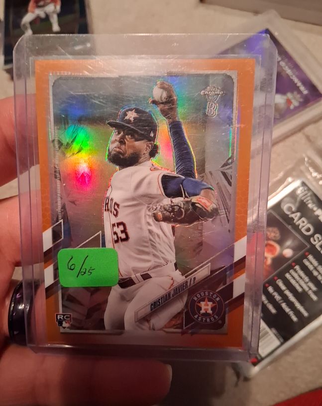 2021 Topps Chrome #92 Cristian Javier — front