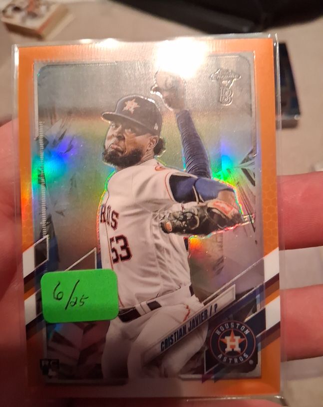 2021 Topps Chrome #92 Cristian Javier — front