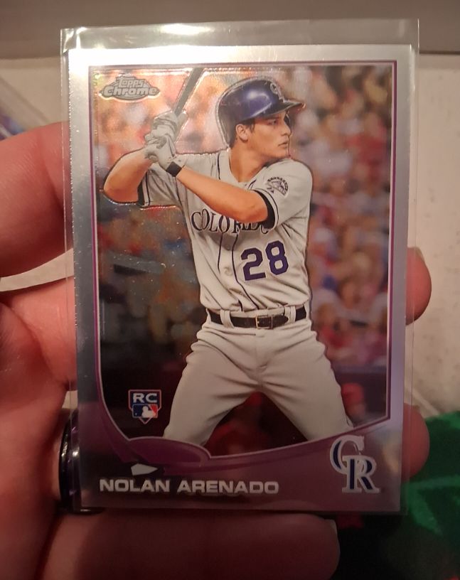 2013 Topps Chrome #78 Nolan Arenado Rookie Card — front