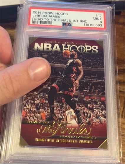 2014 Panini Hoops #17 LeBron James Road to the Finals 1st Rnd — front