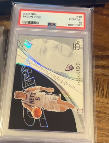 2002 Upper Deck SPx #49 Jason Kidd — front