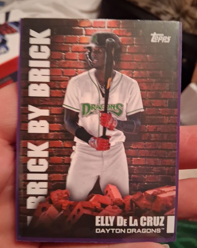 2022 Topps Pro Debut #BB-1 Elly De La Cruz Brick By Brick — front