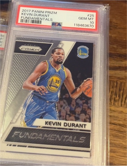 2017 Panini Prizm #25 Kevin Durant Fundamentals — front
