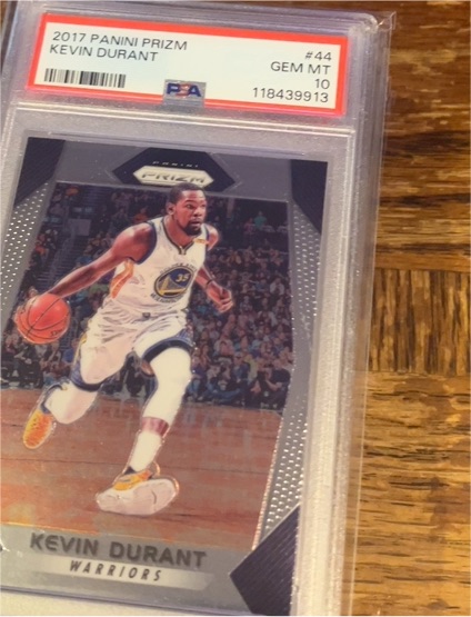 2017 Panini Prizm #44 Kevin Durant — front