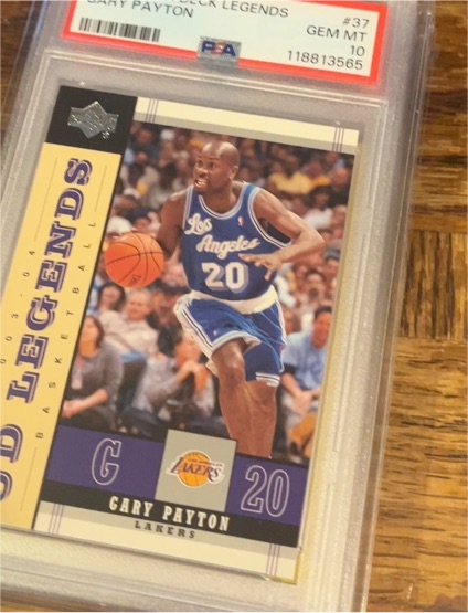2003-04 Upper Deck Legends #37 Gary Payton — front