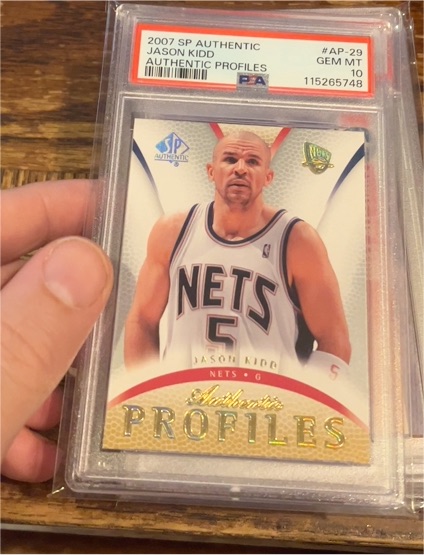 2007-08 Upper Deck SP Authentic #AP-29 Jason Kidd Authentic Profiles — front