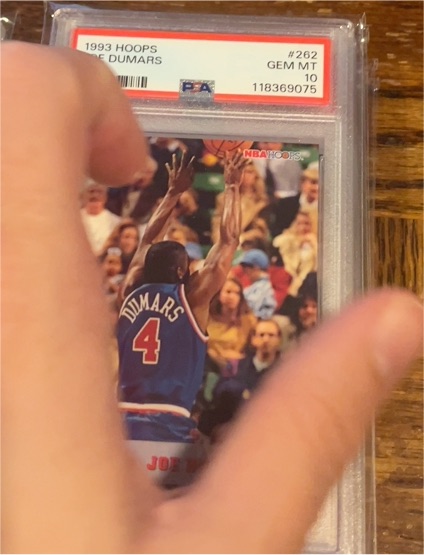1993 Hoops #262 Joe Dumars — front