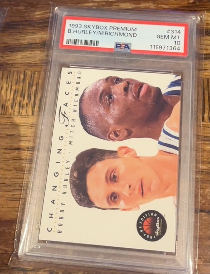 1993 Skybox Premium #314 Bobby Hurley / Mitch Richmond — front