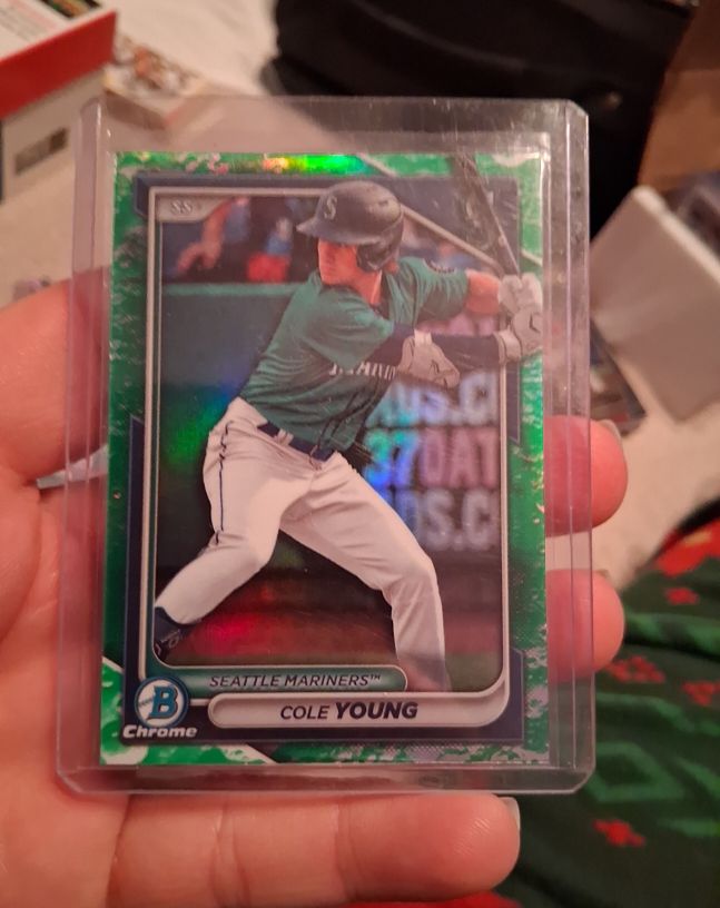 2024 Bowman Chrome Prospects #BCP-112 Cole Young — front