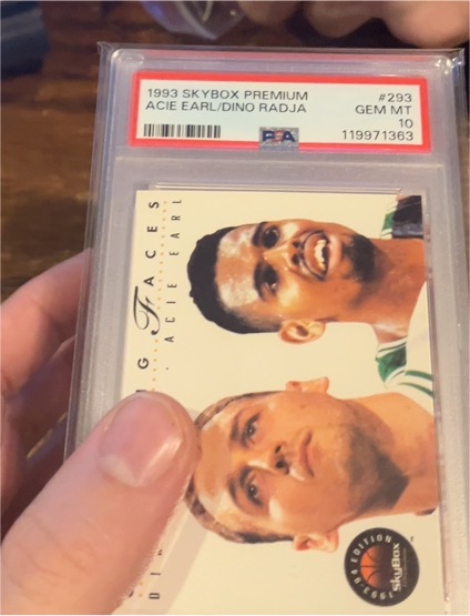 1993 Skybox Premium #293 Acie Earl / Dino Radja — front
