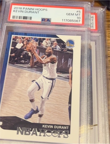2018 Panini Hoops #5 Kevin Durant — front