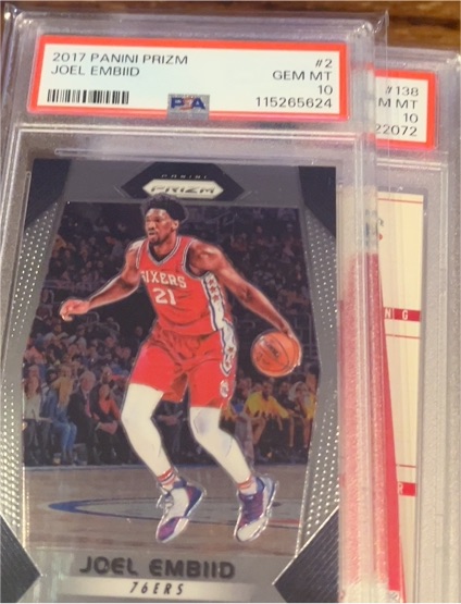 2017 Panini Prizm #2 Joel Embiid — front