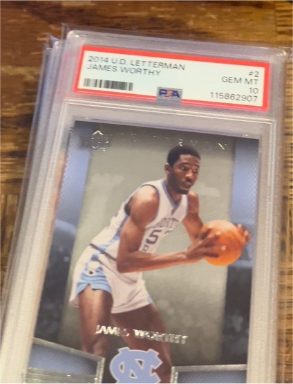 2014 U.D. Letterman #2 James Worthy — front