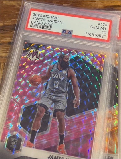 2020 Panini Mosaic #173 James Harden — front