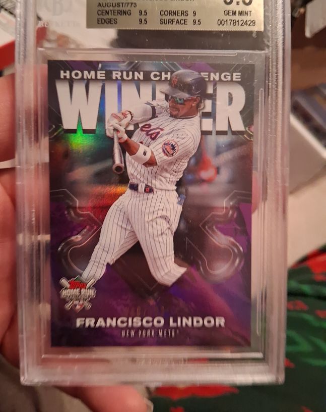 2024 Topps Home Run Challenge Winner #HRCW-16 Francisco Lindor — front