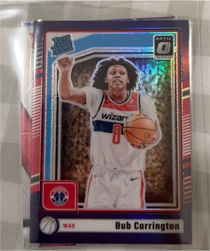 2024-25 Panini Donruss Optic #273 Bub Carrington — front