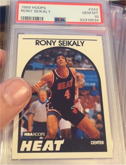 1989 Hoops #243 Rony Seikaly — front