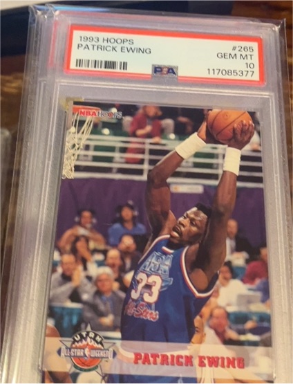 1993 Hoops #265 Patrick Ewing — front